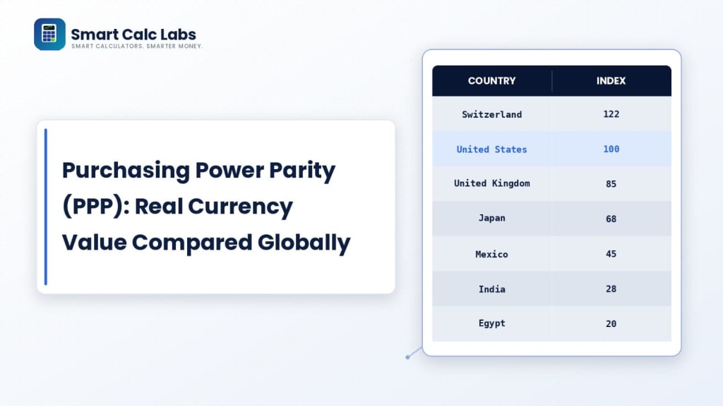 Purchasing Power Parity (PPP) Explained: How Real Currency Values & Living Costs Compare Globally