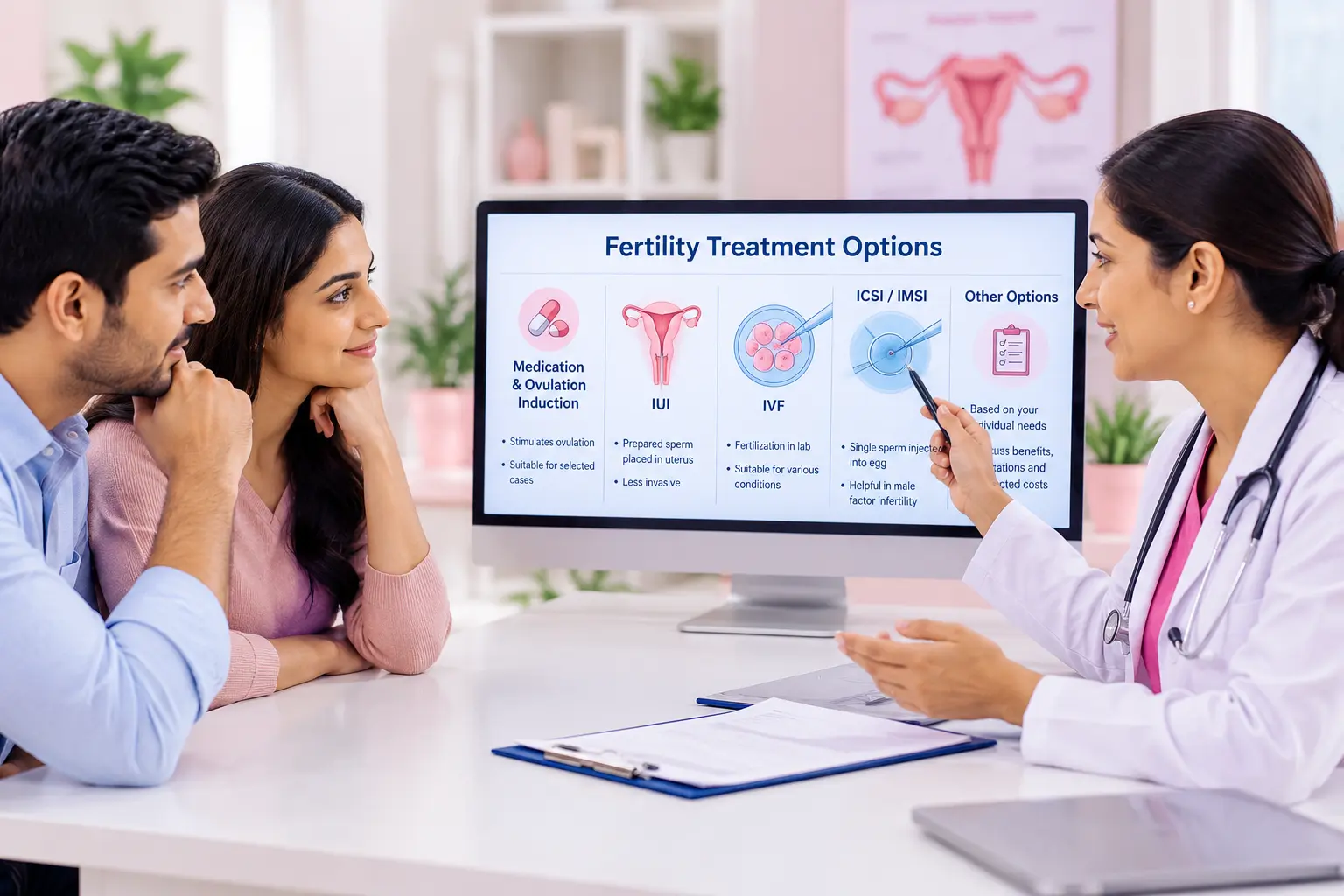 Infertility Treatment in Vizag Couple discussing their fertility journey