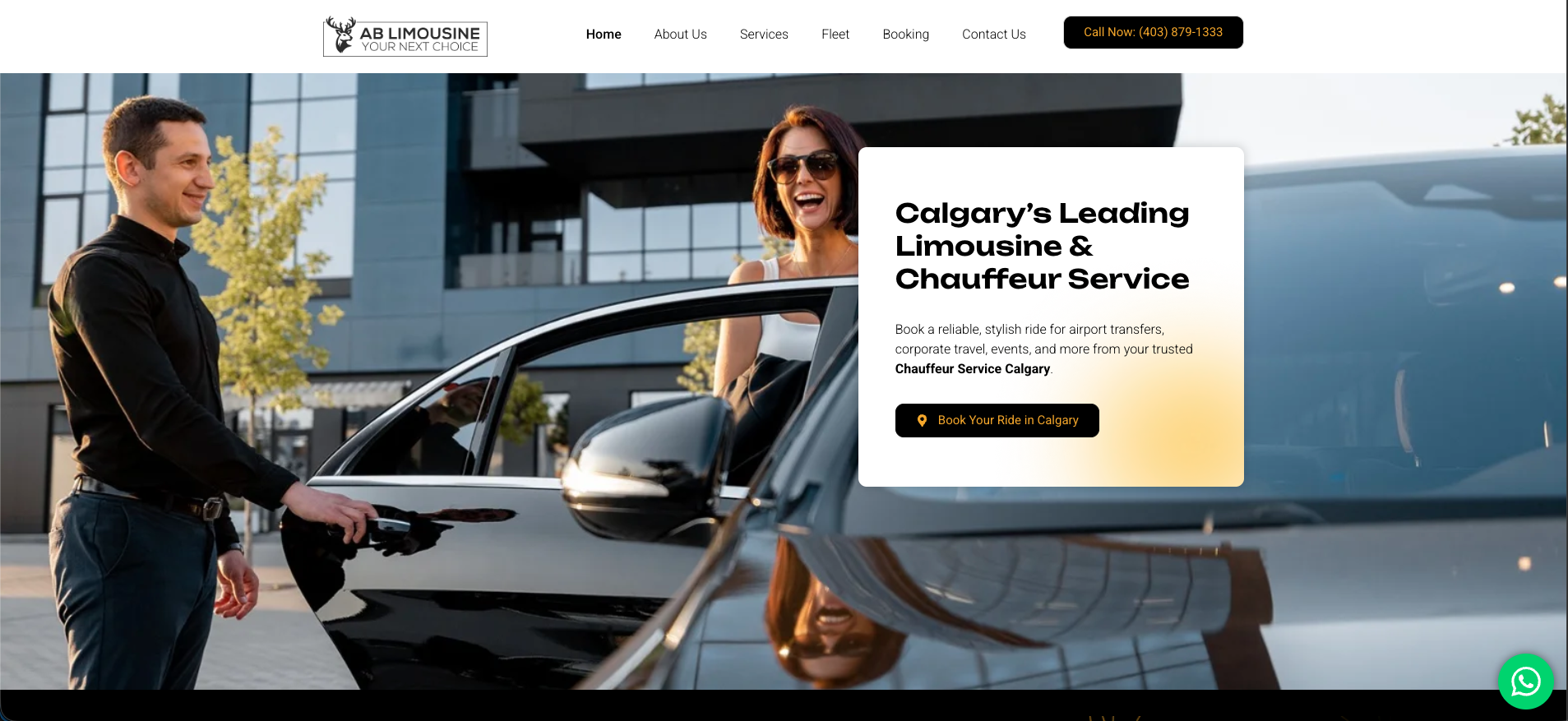 AB Limousine Website