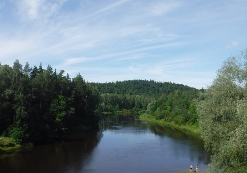 Gauja (Latgale) river 14