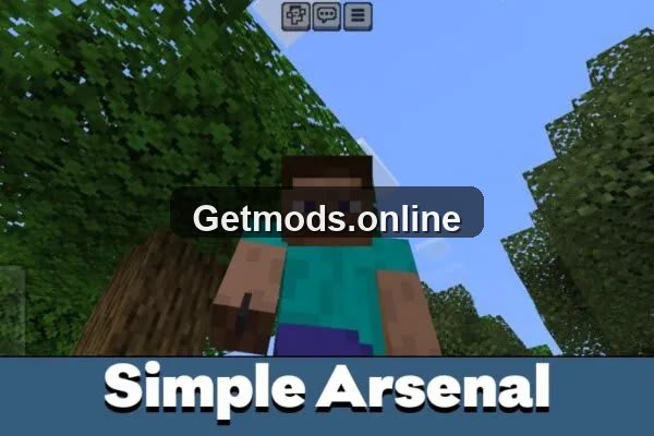 Simple Arsenal from 3D Guns Mod for Minecraft PE