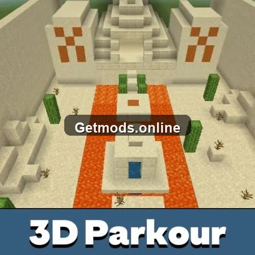 3D Parkour Map for Minecraft PE