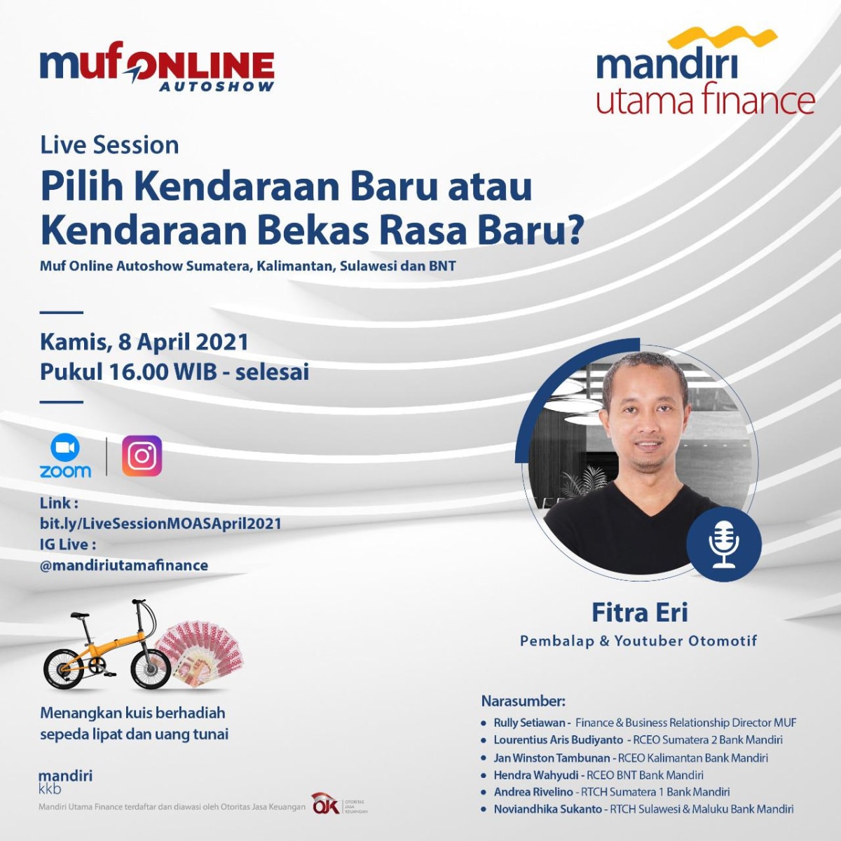 Live Session: Pilih Kendaraan Baru atau Kendaraan Bekas Rasa Baru?