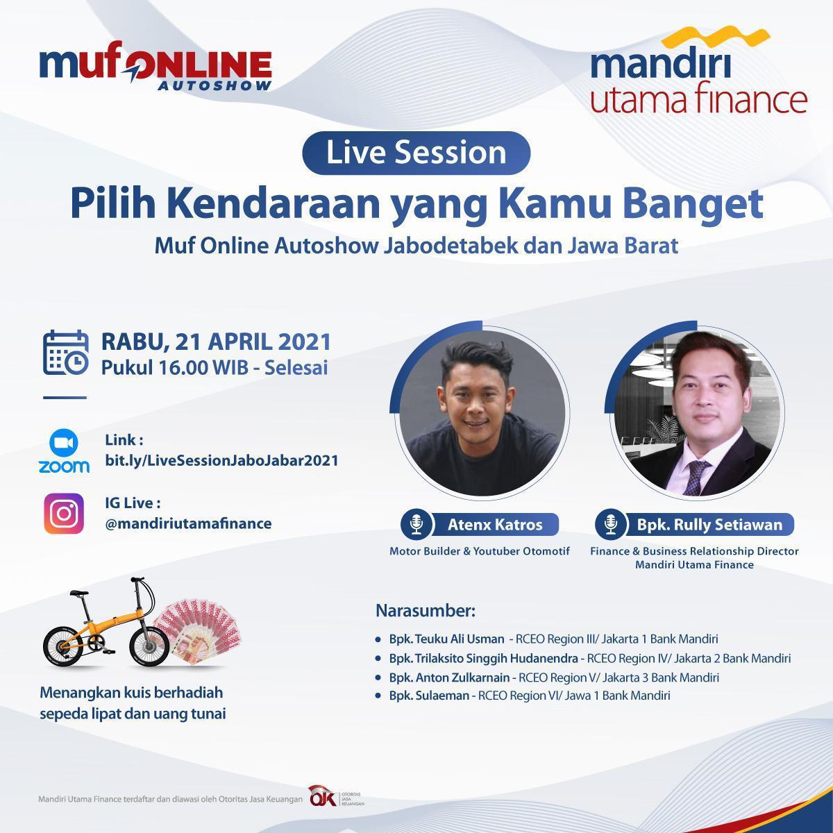 Live Session: Pilih Kendaraan yang Kamu Banget