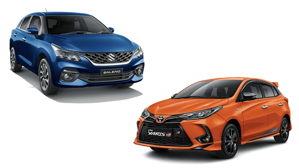 Suzuki New Baleno vs Toyota New Yaris GR Sport, Fitur vs Gaya