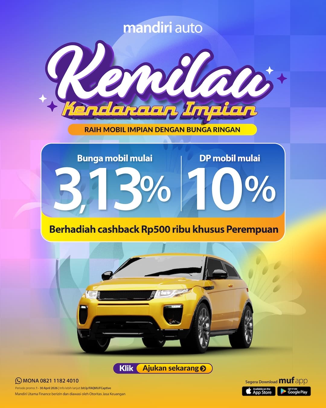 KREDIT MOBIL BARU APRIL 2026