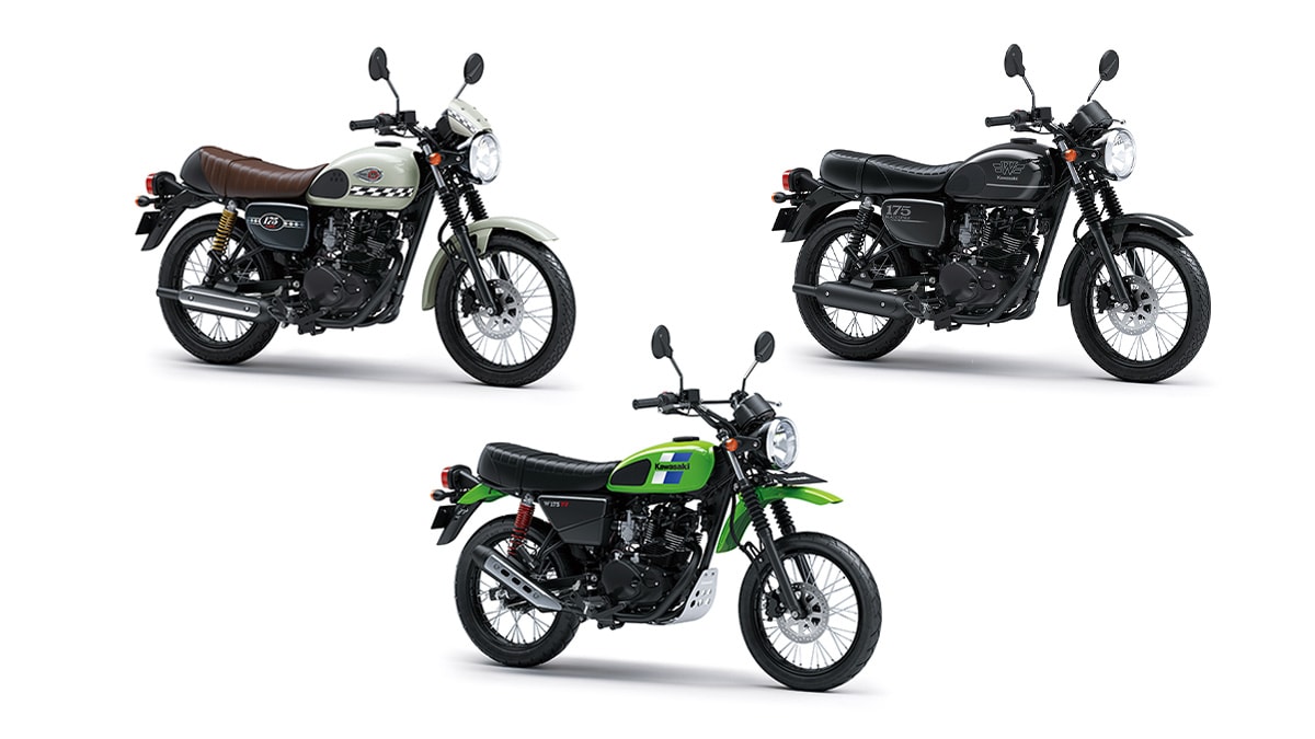 Kawasaki New W175 Series Hadir Dengan Warna & Grafis Baru