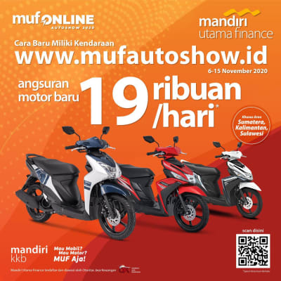 Promo Motor Baru Angsuran Mulai 19 Ribuan/hari