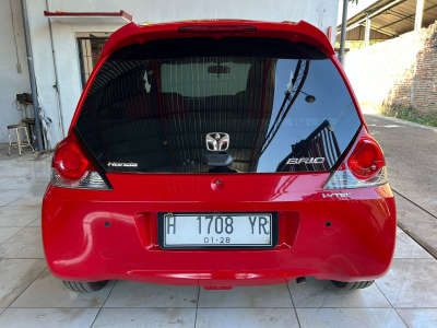 2017 merah Honda BRiO S manuaL SUPER