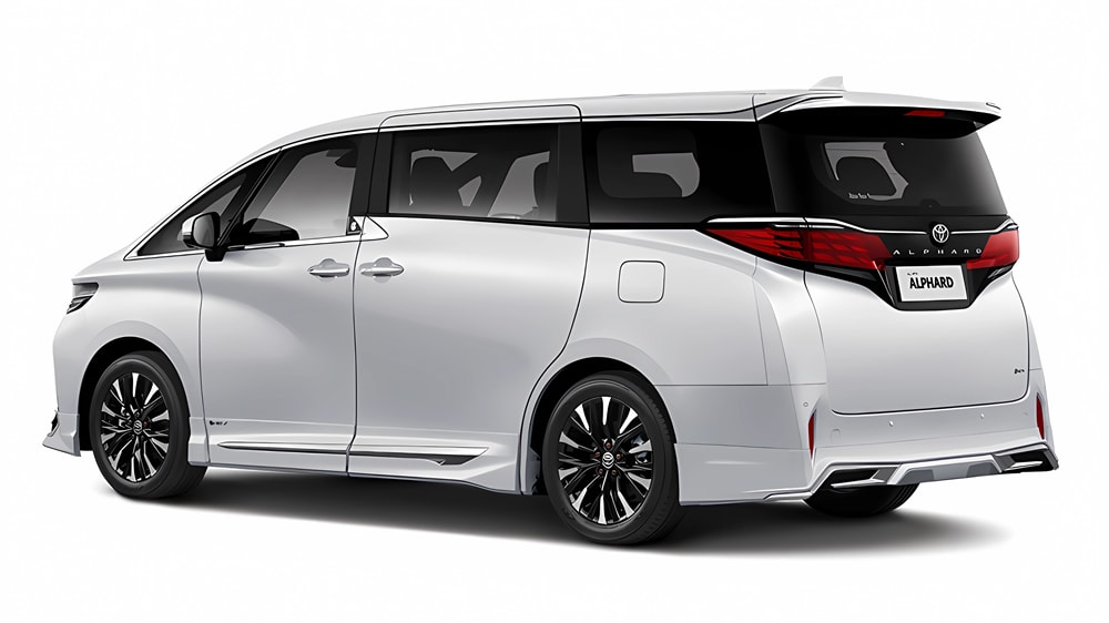 Tampak samping Toyota New Alphard