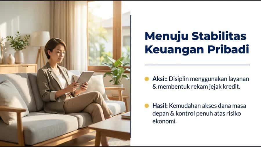 Ilustrasi pembiayaan yang inklusif, seperti pinjaman jaminan BPKB untuk kebutuhan modal usaha