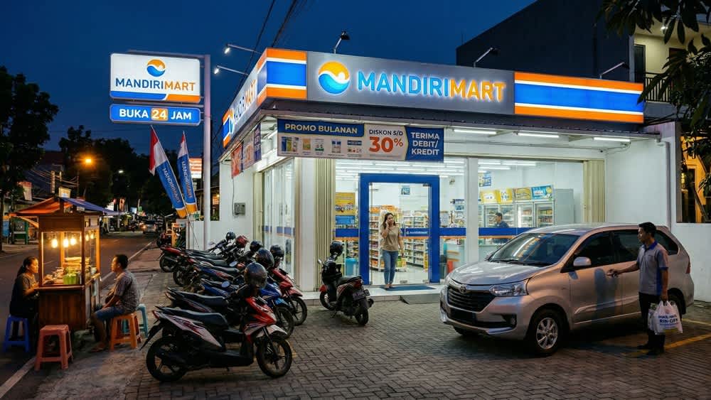 Rincian modal usaha minimarket mandiri yang hemat dan terjangkau di desa atau rumahan.