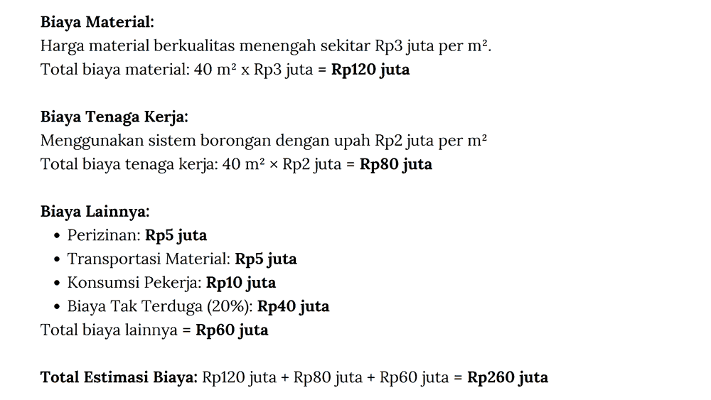 Biaya Renovasi Rumah 1 Lantai jadi 2 Lantai