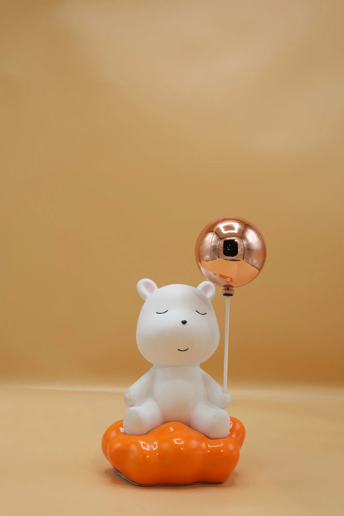 Cute Bear with Balloon Decorative Figurine