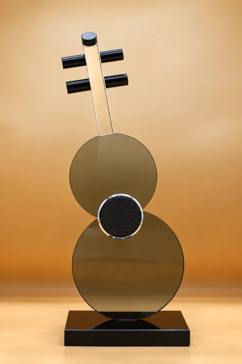 Modern Abstract Double Circle Speaker