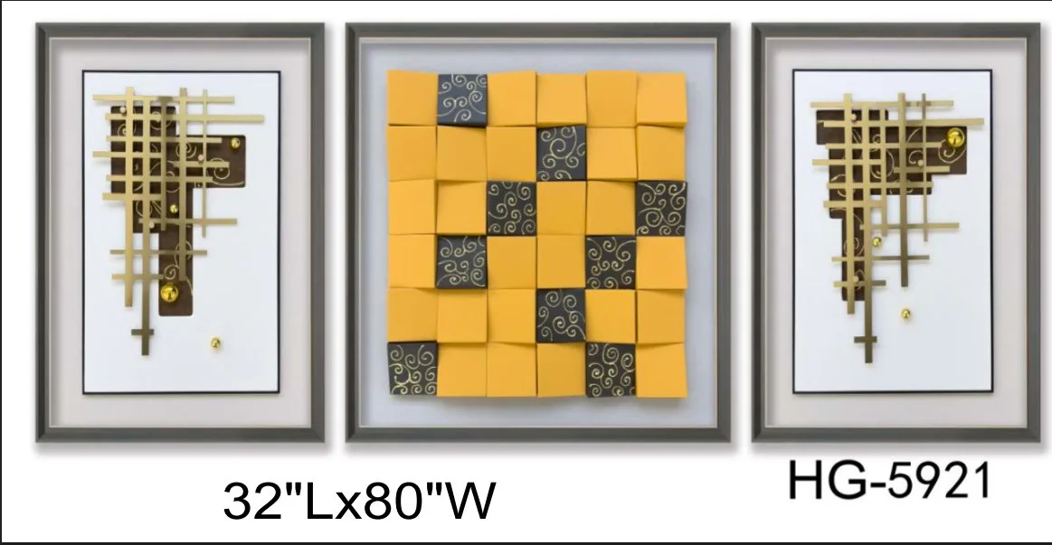 3 piece wall frame