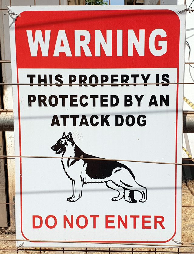 Beware of the dog