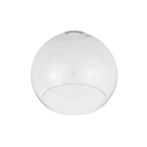 Clear Open Globe Glass Lamp Shade 25cm