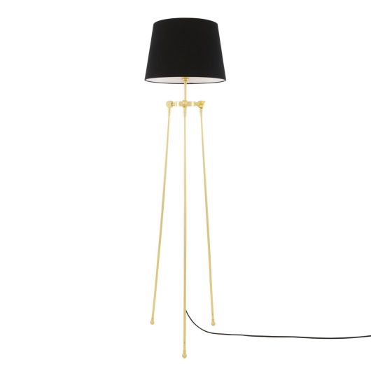 Lismore Tripod Brass Floor Lamp With Empire Shade Mullan Lighting Lismore Tripod Brass Floor Lamp With, Duncan Antique Silver Floor Lamp
