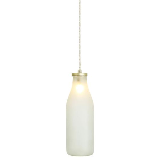 Milk Bottle Vintage Retro Pendant Light Mullan Lighting