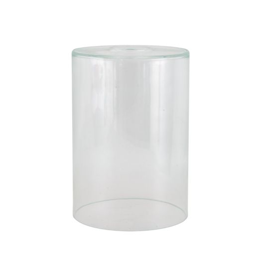 Abat-Jour Verre Cylindre Glas Fume Ø12Xh15Cm