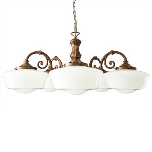 Clones 1920 S Schoolhouse Chandelier Five Arm Church Lighting Schoolhouse Chandelier Five Arm, Schoolhouse Light Fixture Canada