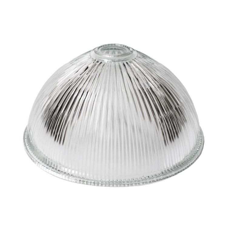 11.8" Holophane glass lamp shade 11.8" Holophane glass lamp shade