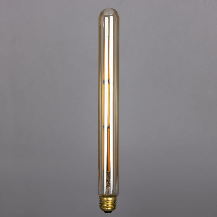 LED Tubular Filament Bulb E26 4.5W 2100k 400lm 11.8" LED Tubular Filament Bulb E26 4.5W 2100k 400lm 11.8"
