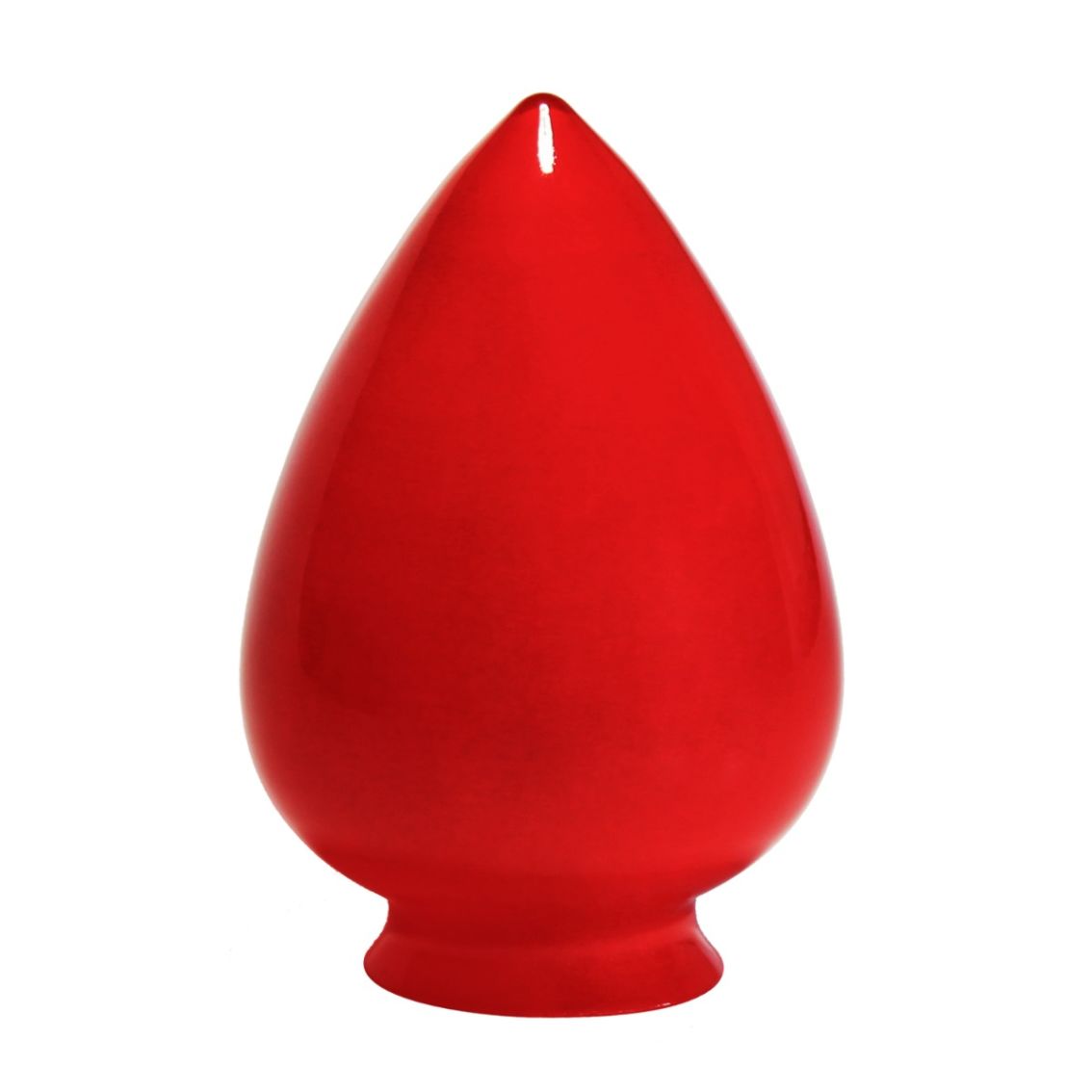 Red pineapple glass lamp shade main product photo