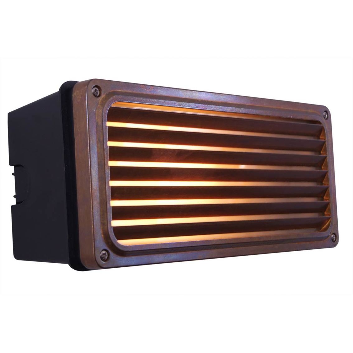 Agher Recessed Grill Patio Wall Light IP54 main product photo