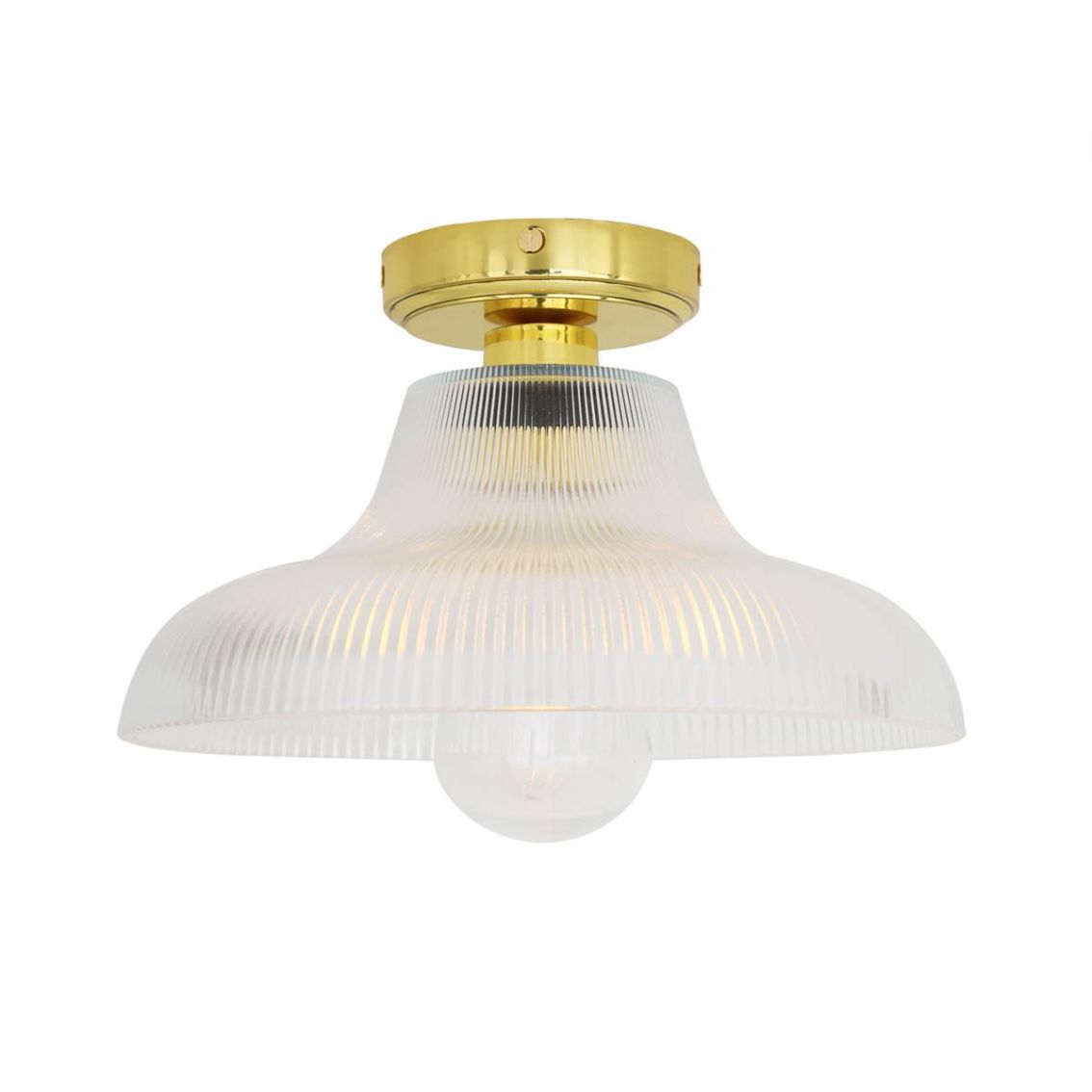 Aquarius Prismatic Glass Ceiling Light 30cm IP65 main product photo