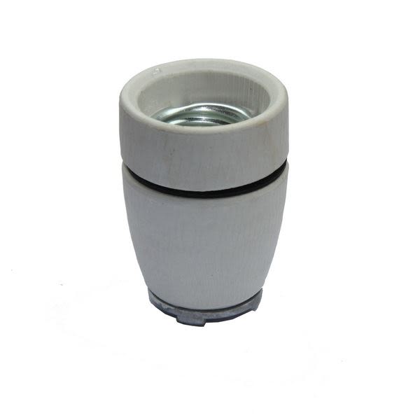 E27 ceramic / porcelain lamp holder main product photo