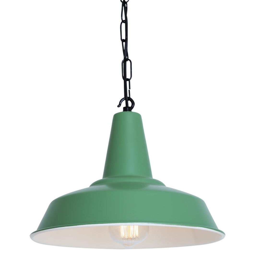 Hex Industrial Factory Pendant Light 11.8" main product photo