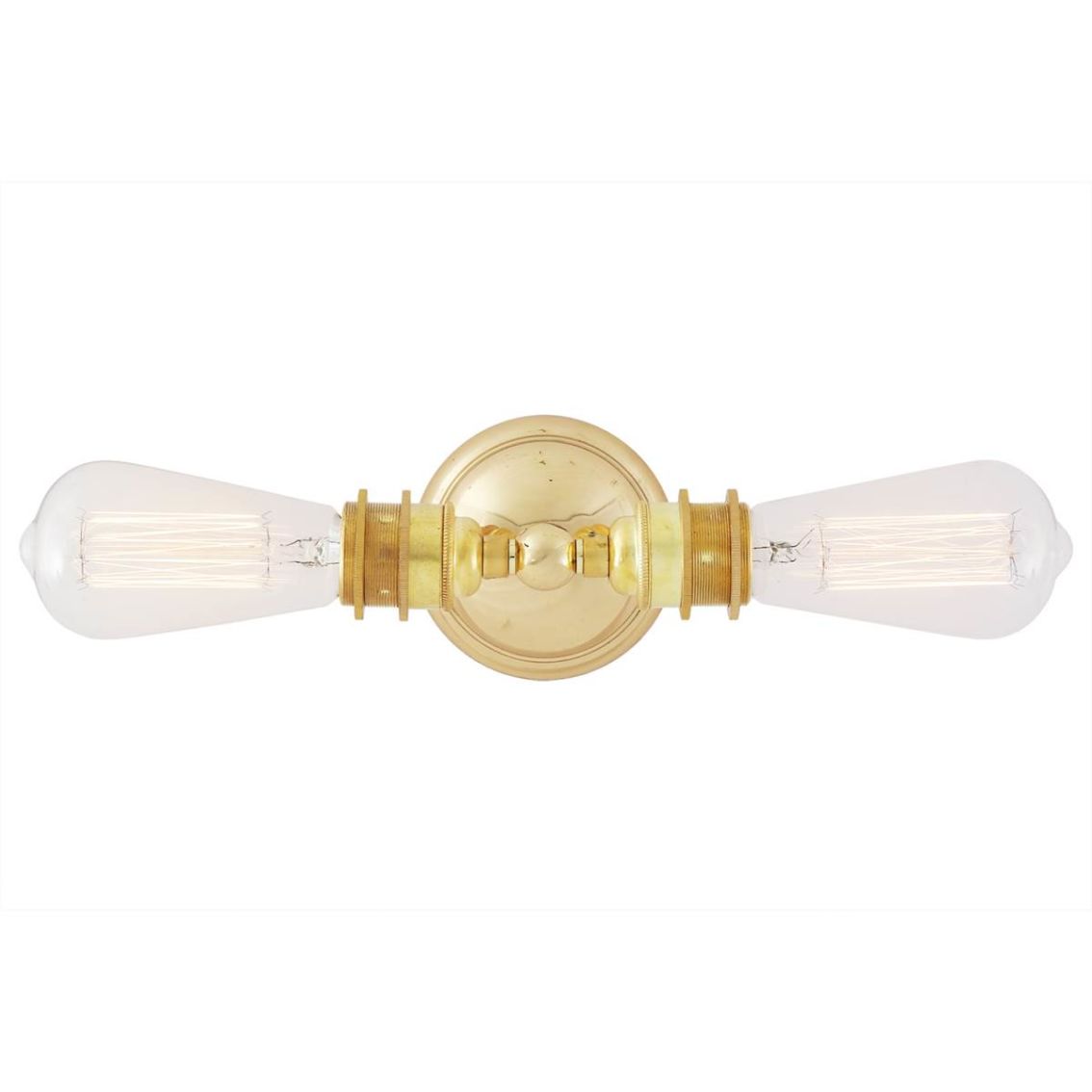 Lome Vintage Double Bare Bulb Wall Light main product photo