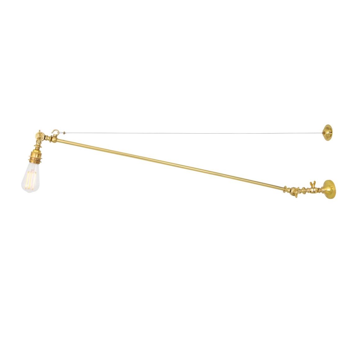 Manick Industrial Swing Arm Adjustable Wall Light main product photo