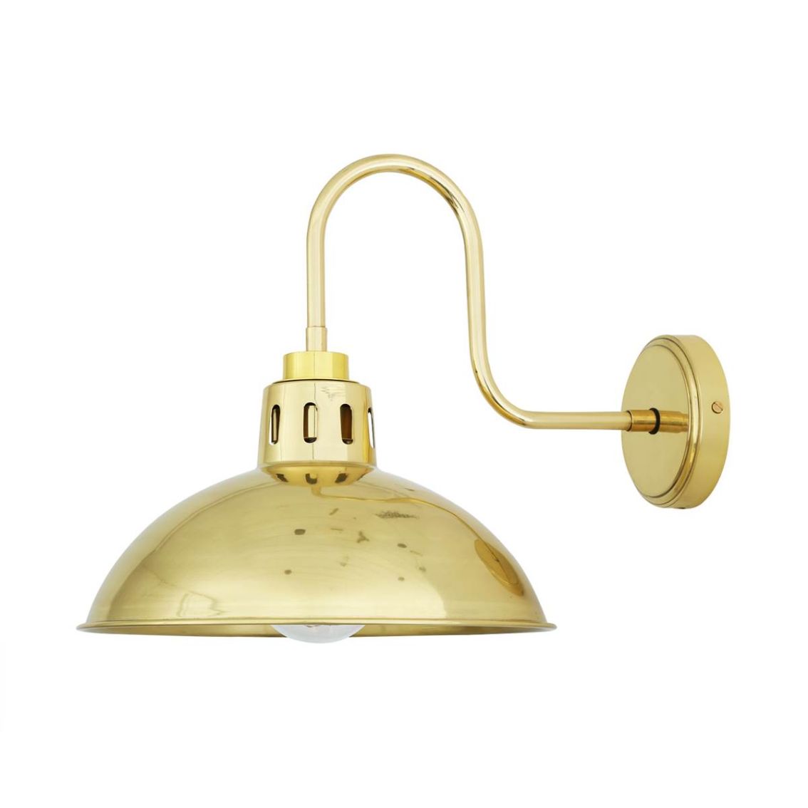 Talise Industrial Swan Neck Wall Light IP65 main product photo