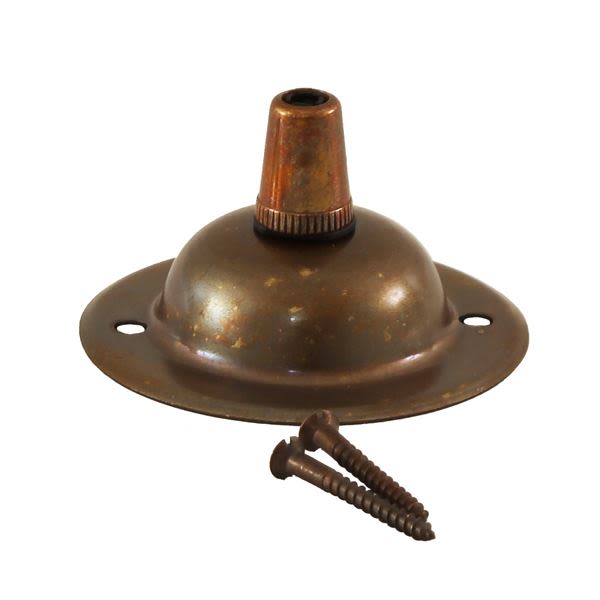Vintage Ceiling Rose with Cord Grip 2.6" main product photo