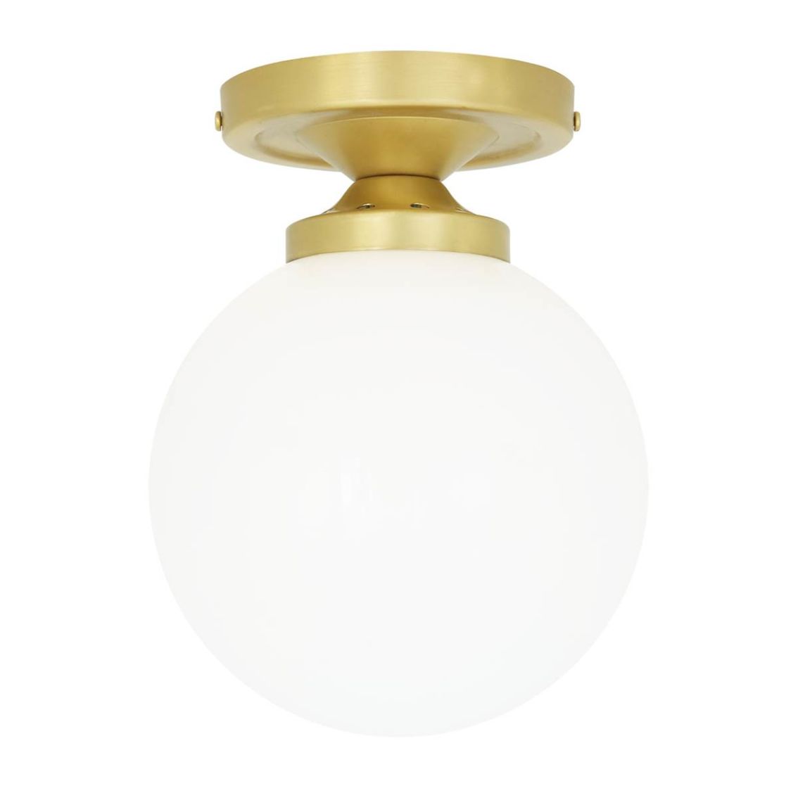 Yaounde Opal Globe Flush Ceiling Light 14cm main product photo