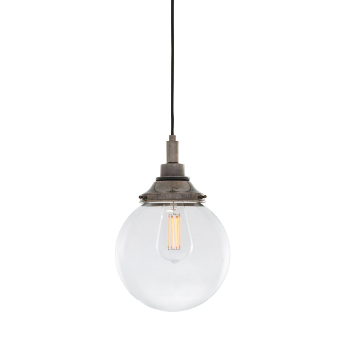 Laguna Clear Globe Pendant Light 20cm IP44 main product photo