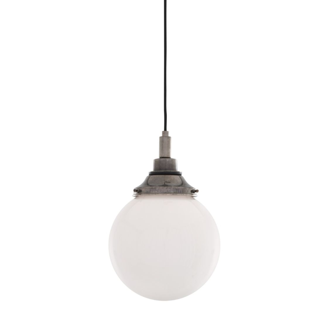 Pelagia Opal Globe Pendant Light 7.9" IP44 main product photo