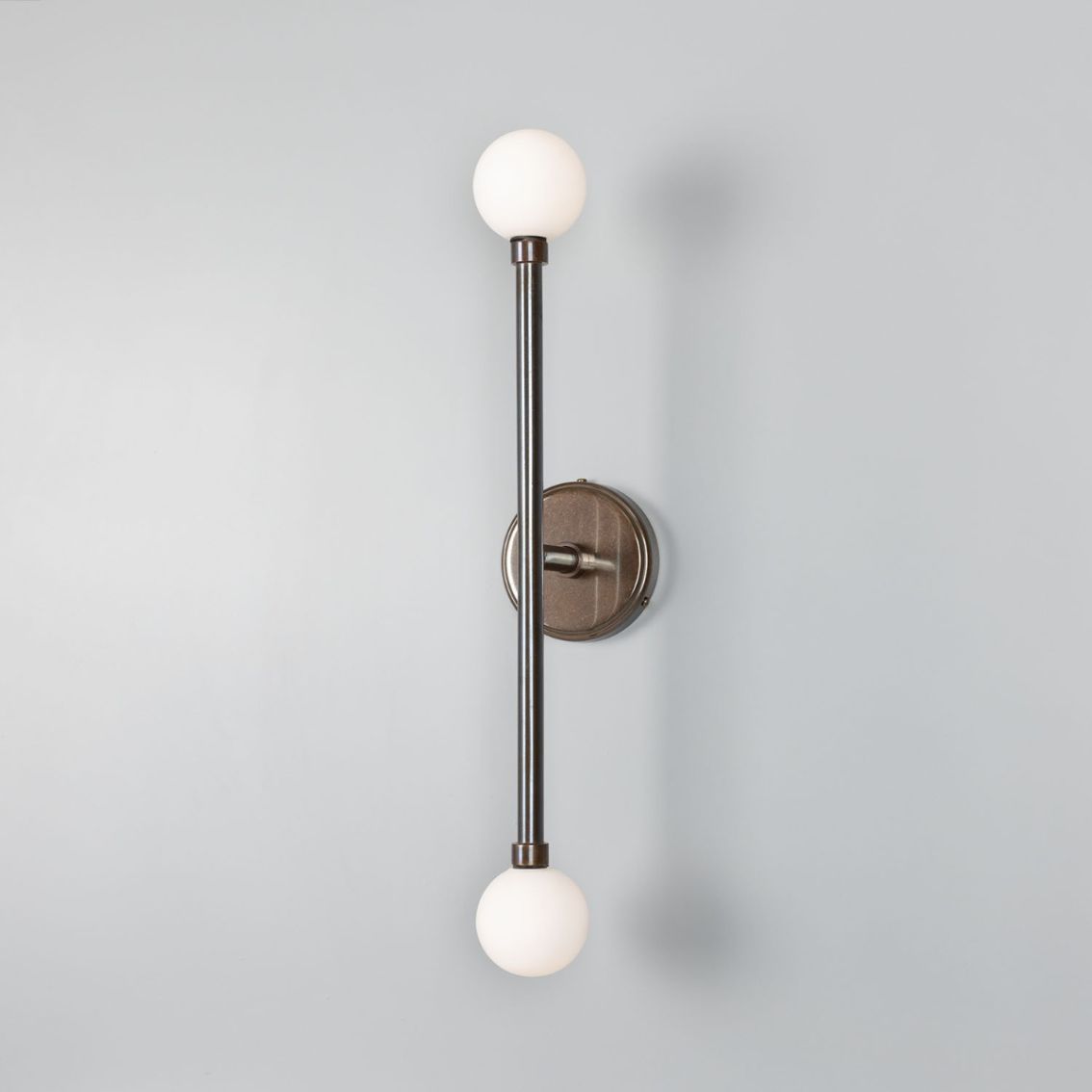 Monto Double Globe Slim Bathroom Wall Light IP44 Mullan Lighting