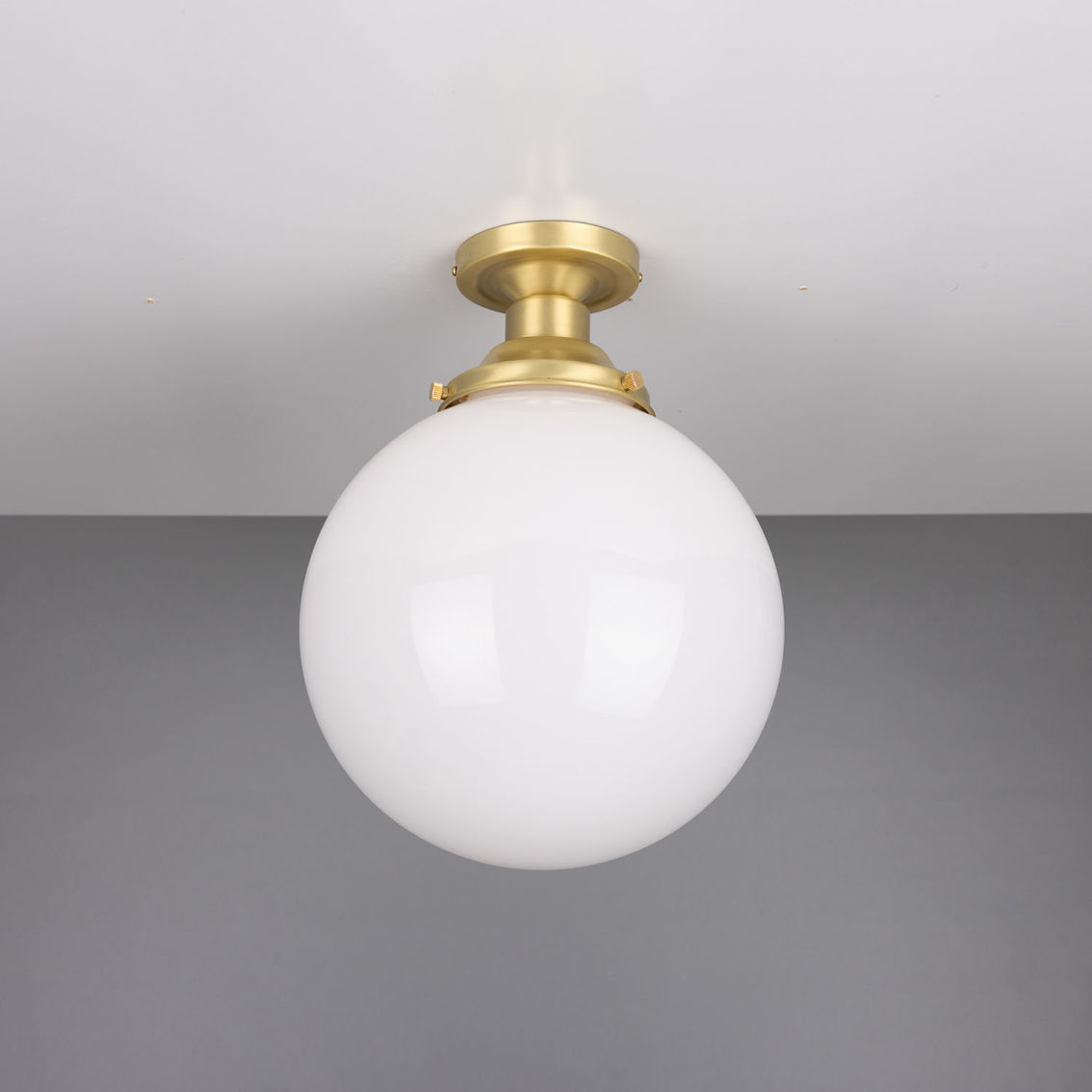 Yerevan Mid-Century Opal Globe Ceiling 