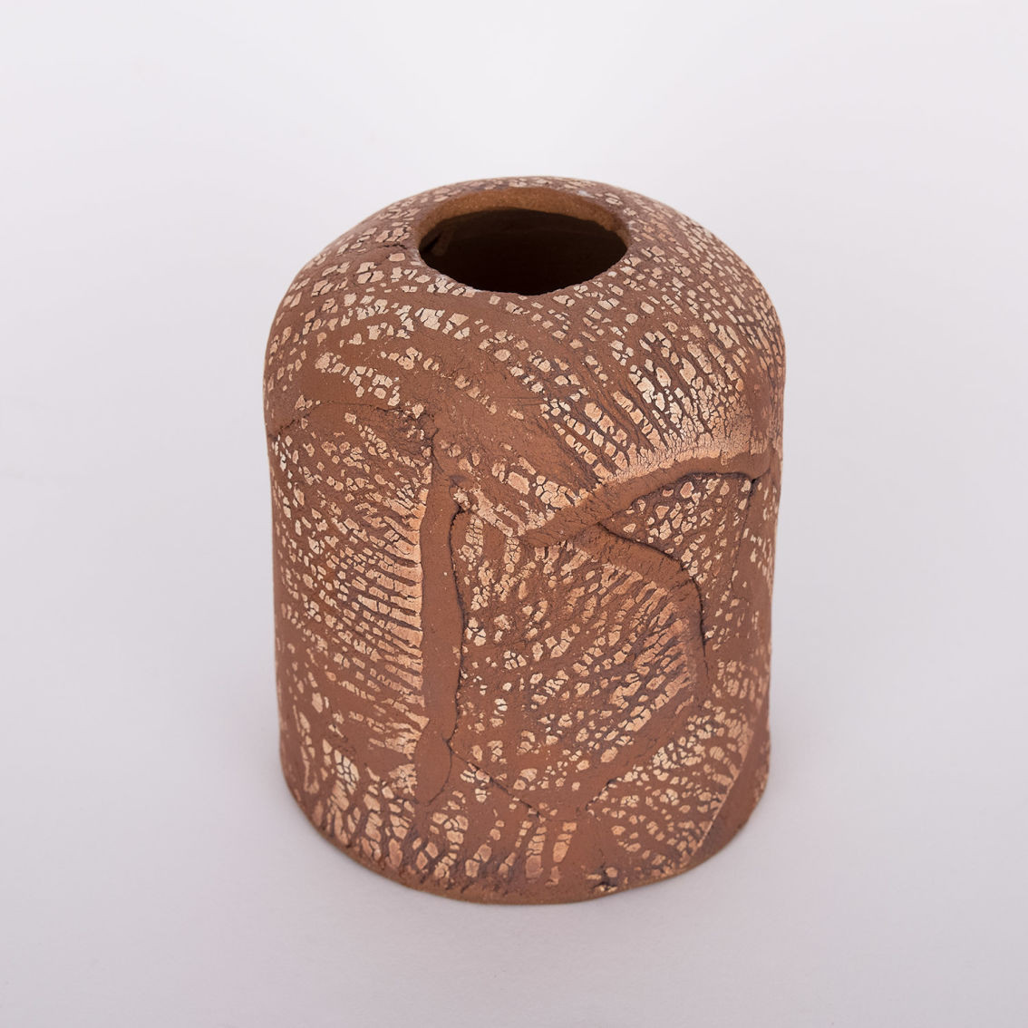 Osier Ceramic Cylinder Lamp Shade, Red Iron 4.5" main product photo