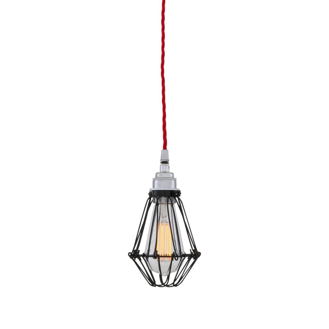 Praia Black Industrial Cage Pendant Light main product photo