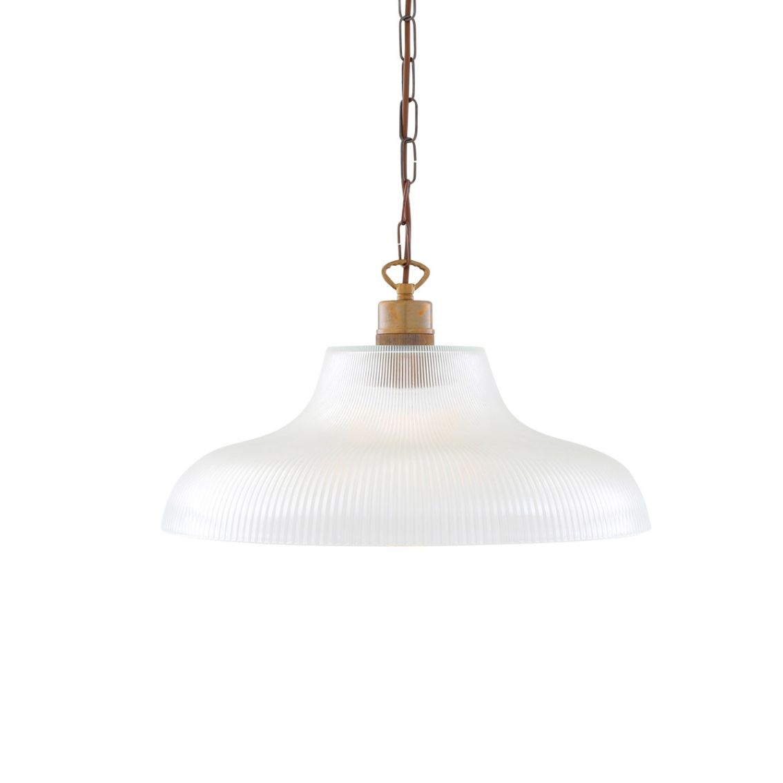 London Prismatic Railway Glass Pendant Light 15.7" main product photo