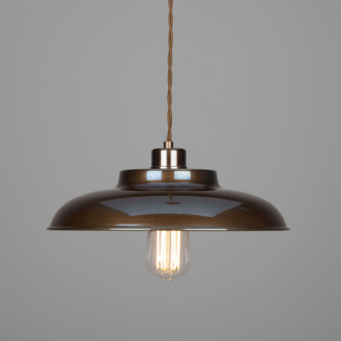 Telal Industrial Factory Pendant Light 12.6" main product photo