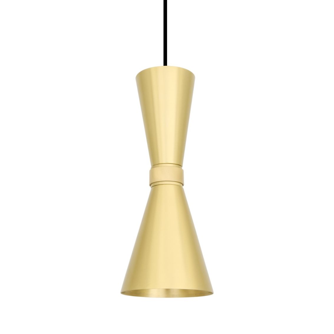 Amias Mid-Century Brass Pendant Light main product photo