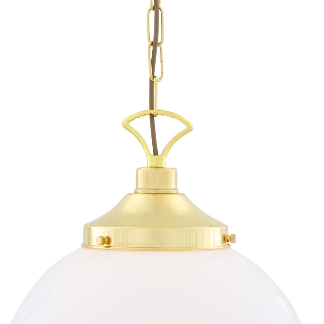 Yerevan Large Opal Glass Globe Pendant 
