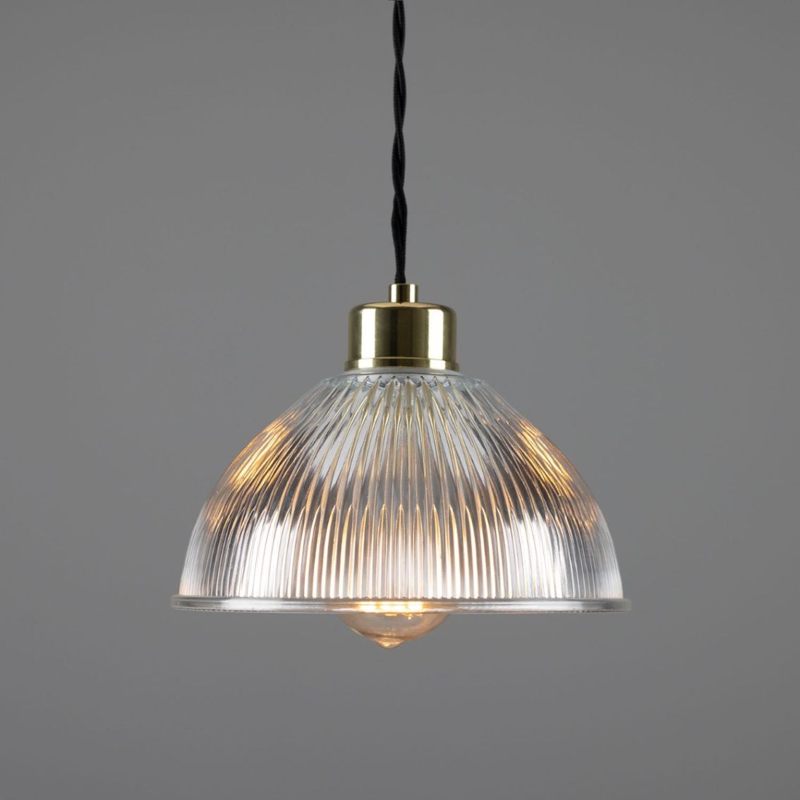 Boston industrial Holophane pendant | Church Lighting