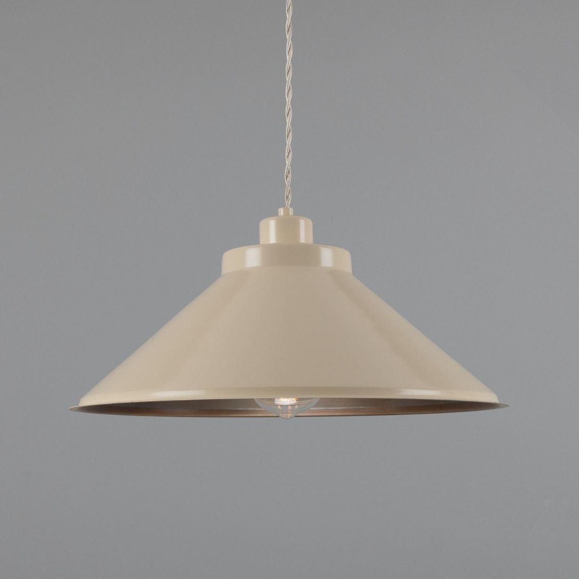 Rio Coloured Brass Pendant Light 15" main product photo